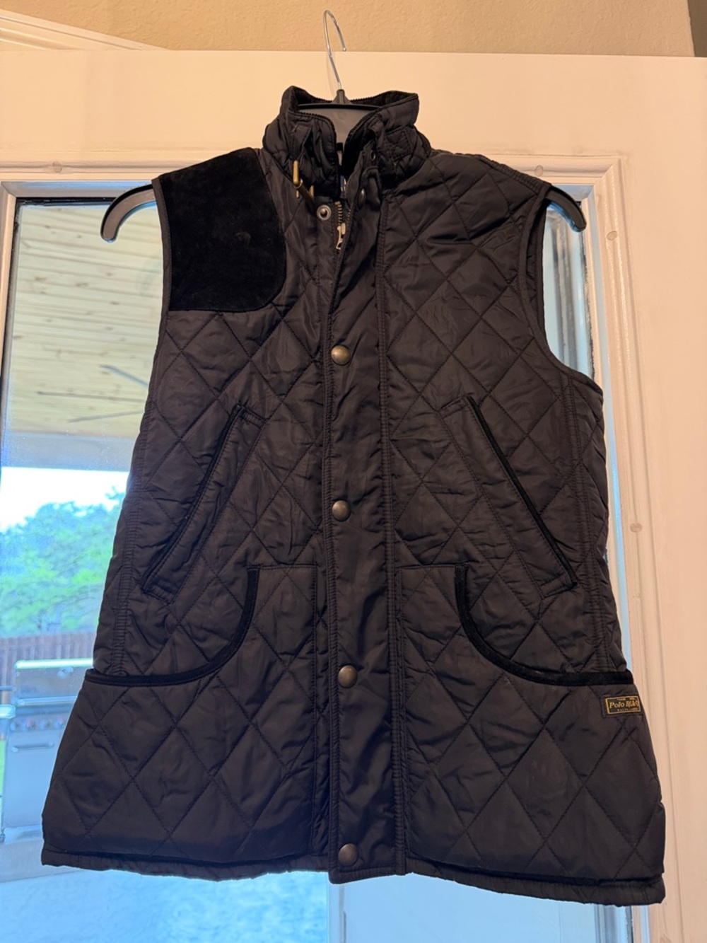 Polo by Ralph Lauren Black Quilted Vest